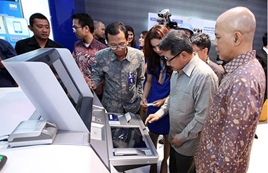 BRI launched its first E-Banking Hybrid Lounge in Indonesia
